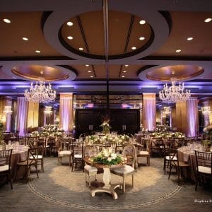 The Mansion on Fosyth Park uplighting